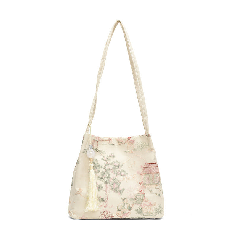 Casual Fashion Shoulder Cloth Popular Bucket Bag