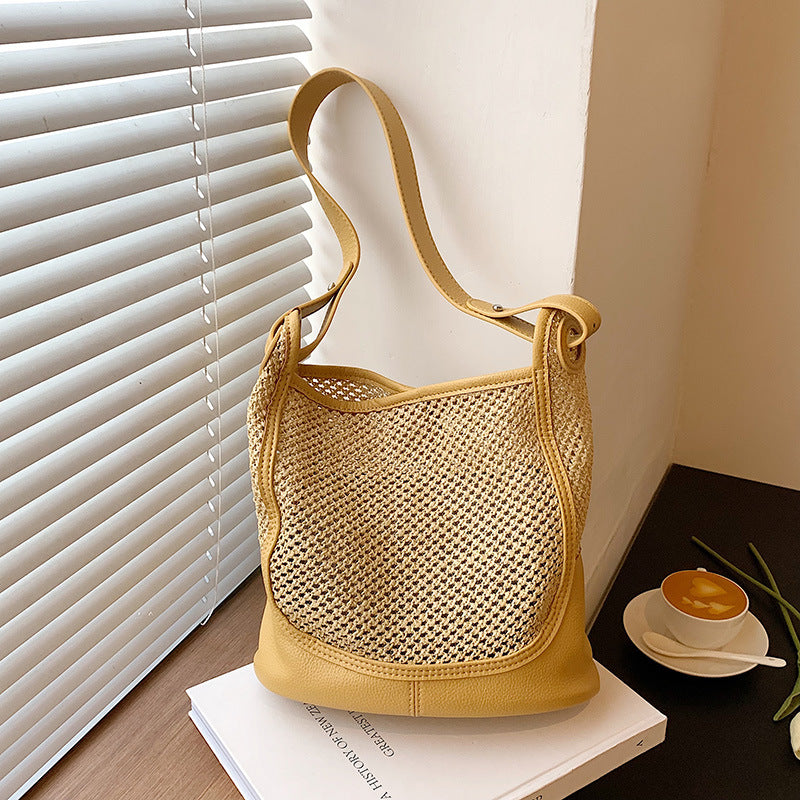 Women's Fashion Large Capacity Tote Straw Bag