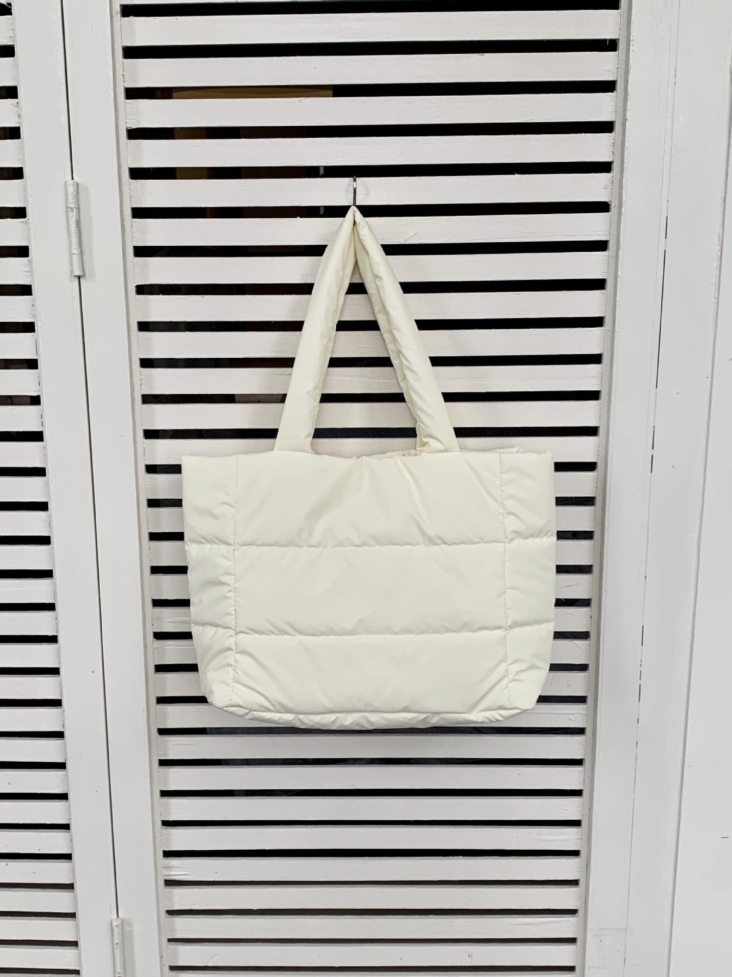 Soft Cotton-filled Tote Bag Portable Shoulder