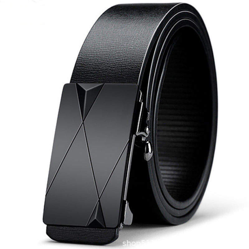Toothless Automatic Buckle Business Men's Belt