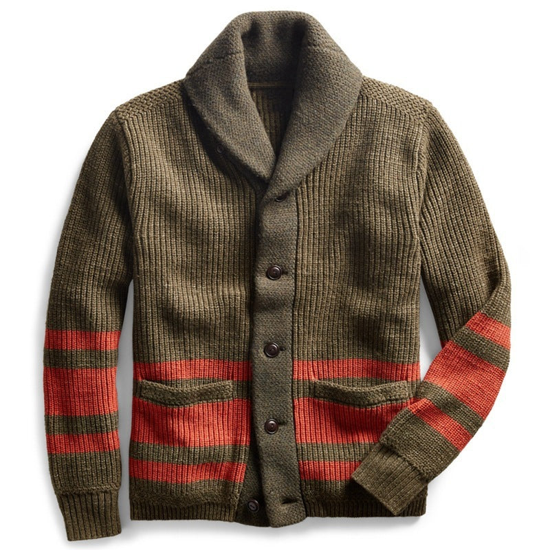 Men Cardigan Jacket Knitwear Trend Fashion