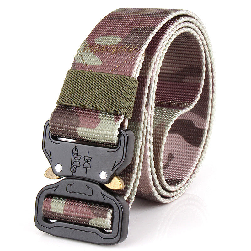 Outdoor Tactics Camouflage Belt Multifunctional Nylon Tooling Outer Belt Belt Outdoor Training Belt 38cm