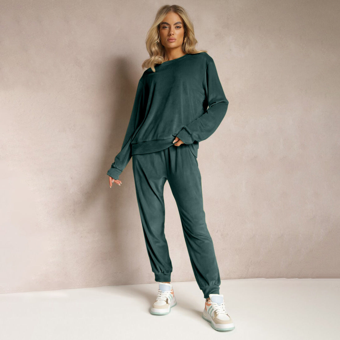 Comfort And Casual Top Two-piece Pants