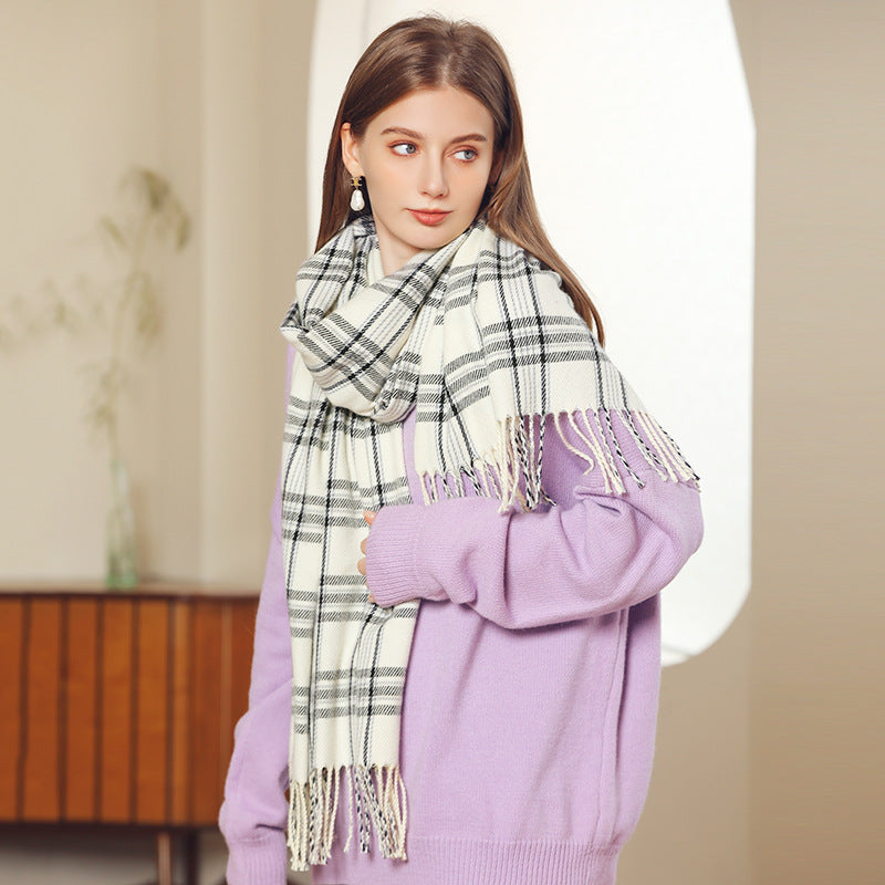 Women's New Line Printed Cashmere Scarves