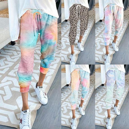 Loose Printed Home Pants Casual Pants