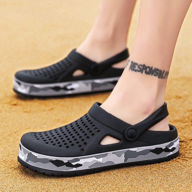 Summer Sandals With Baotou Non-Slip Slippers Thick-Soled Crocks