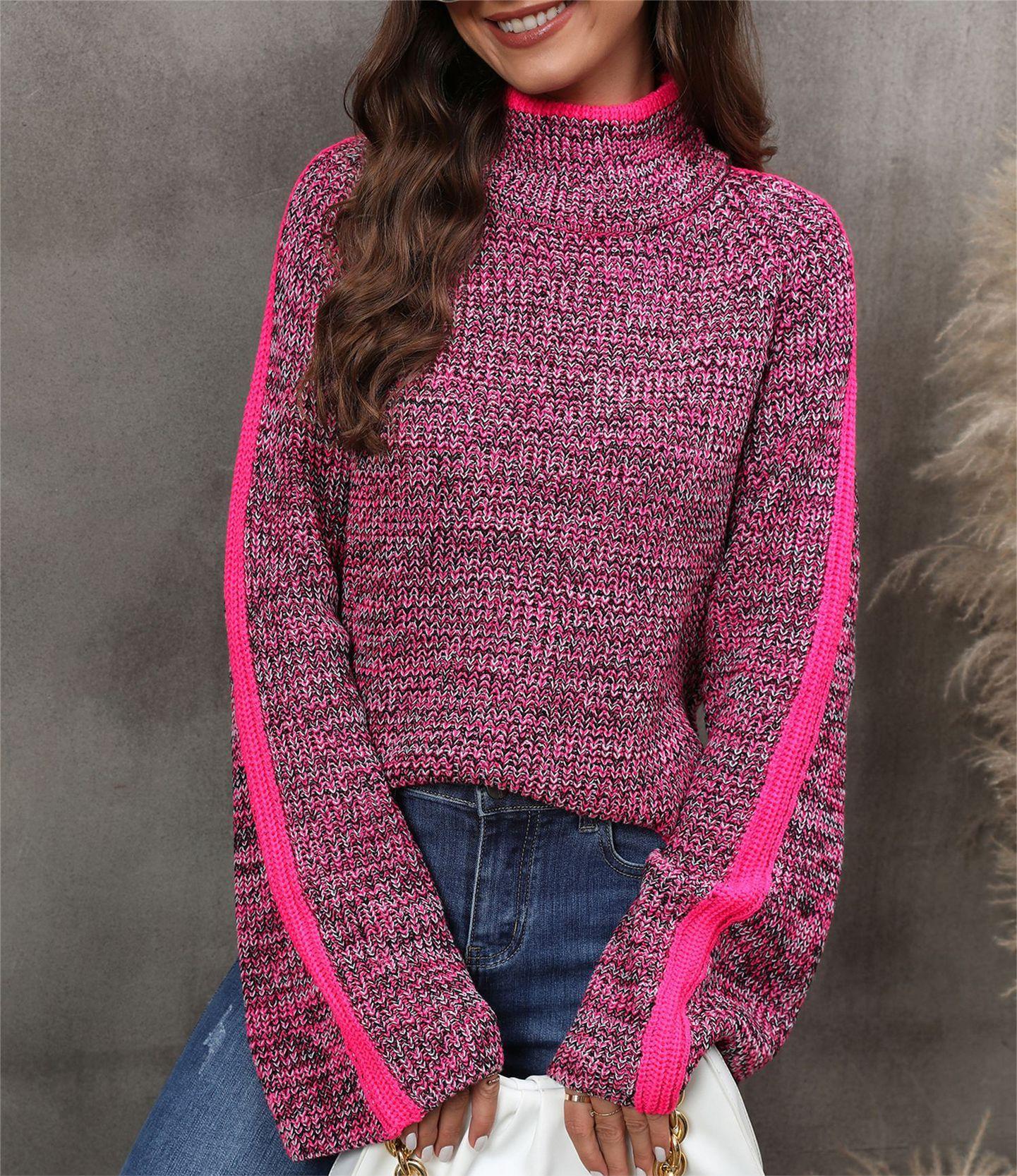 New Popular Sweater Patched Color Women
