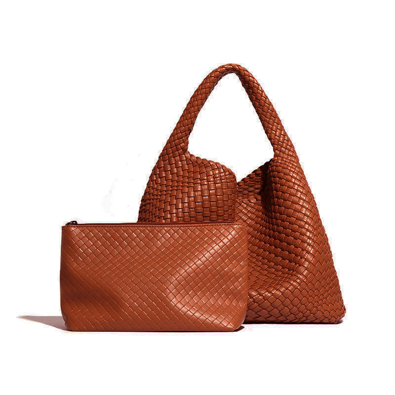 Fashion Casual Large Capacity Hand-woven Bag Women