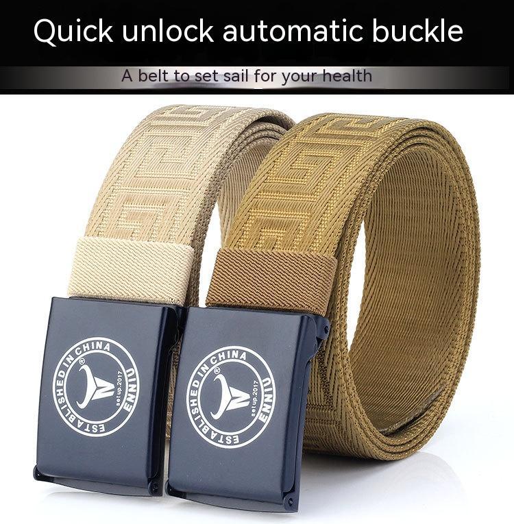 Nylon Outdoor Leisure Metal Buckle Belt
