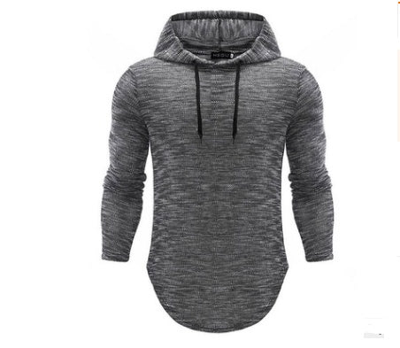 Men's Casual Cotton Hoodies Long Sleeve Sweatshirts Solid Color