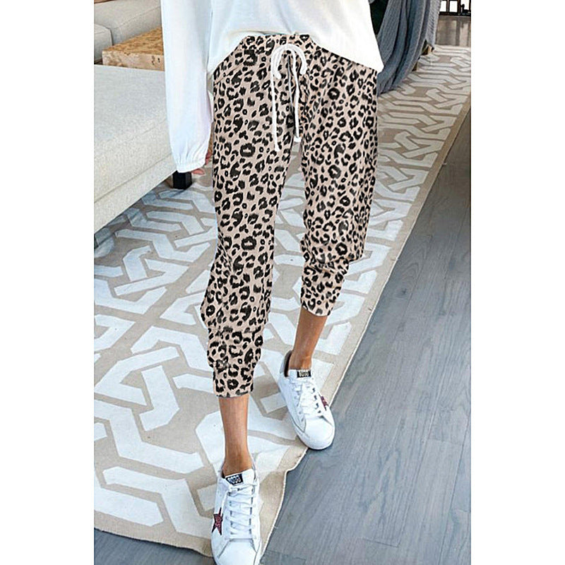 Loose Printed Home Pants Casual Pants