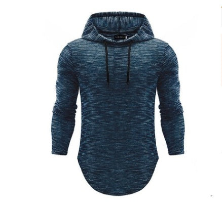 Men's Casual Cotton Hoodies Long Sleeve Sweatshirts Solid Color