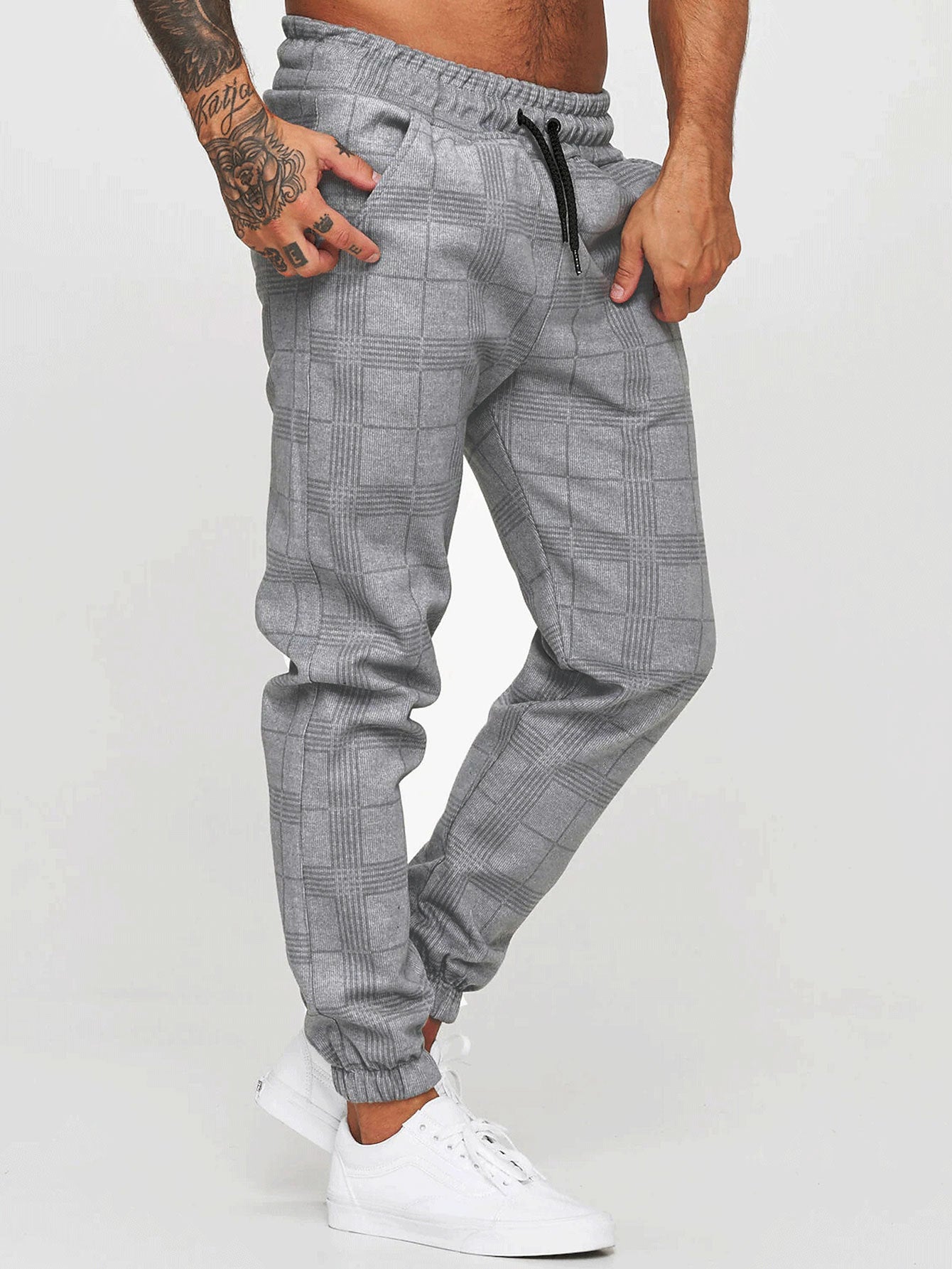 Printed Casual Trousers Tappered
