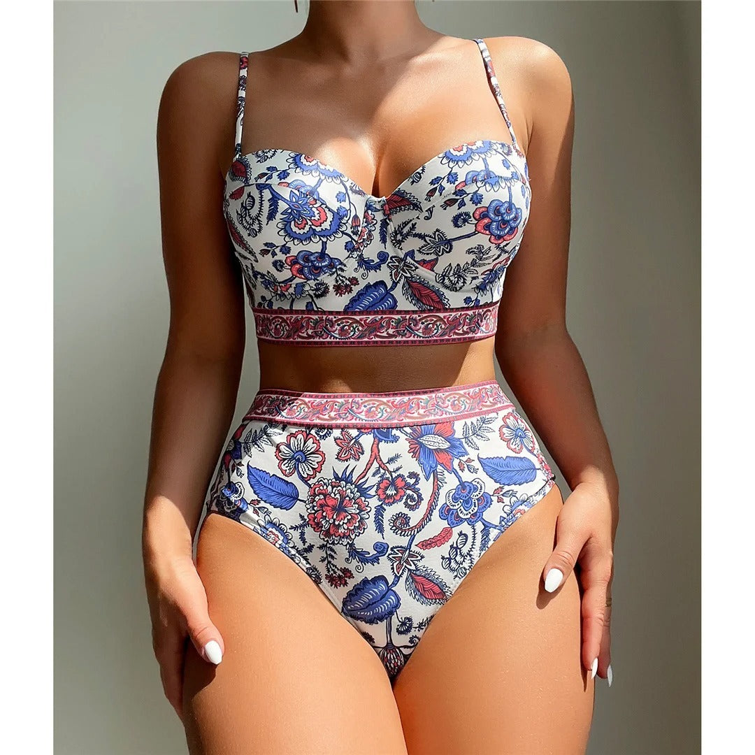 Women's Swimsuit High Waist Push-up Bikini