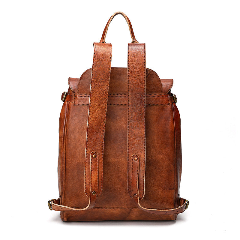 Fashion Leather Casual Business Men's Backpack