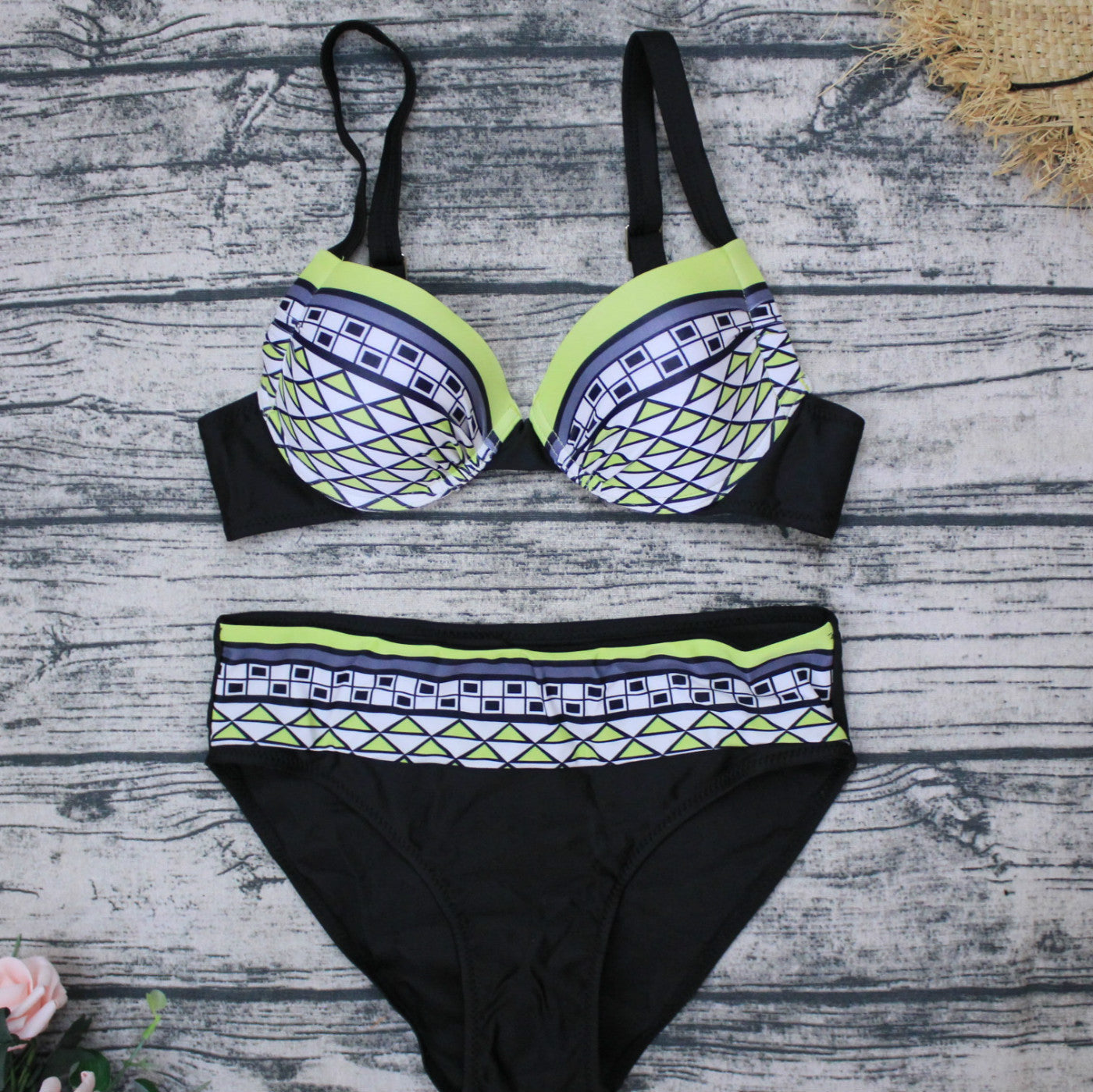 Vintage printed swimsuit