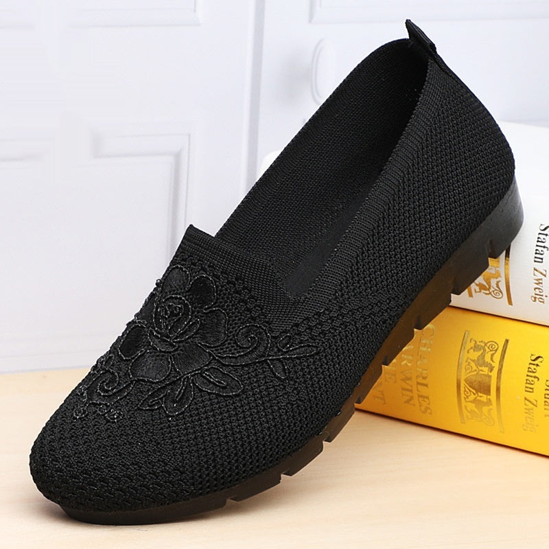 Soft Bottom Comfortable Flat Bottom Slip-on Casual Shoes