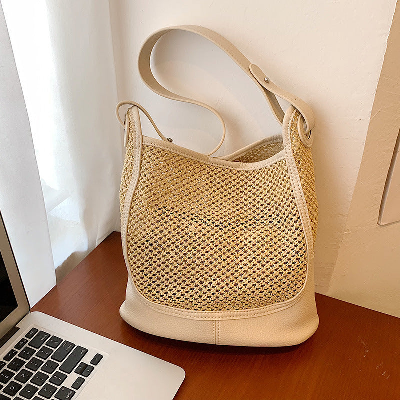 Women's Fashion Large Capacity Tote Straw Bag