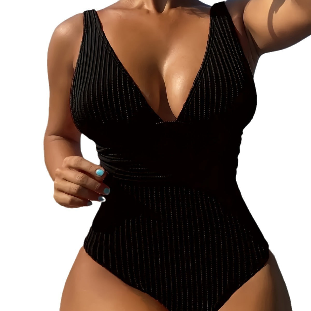 Sling Flab Hiding One-piece Beach Swimsuit Women