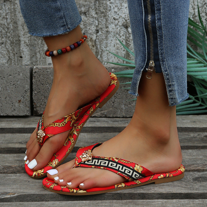 Women's Fashion Simple Clip Toe Sandals