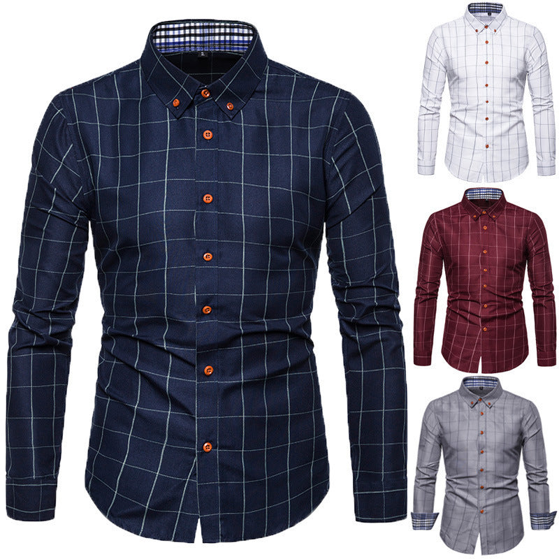 Long sleeve shirt square collar shirt