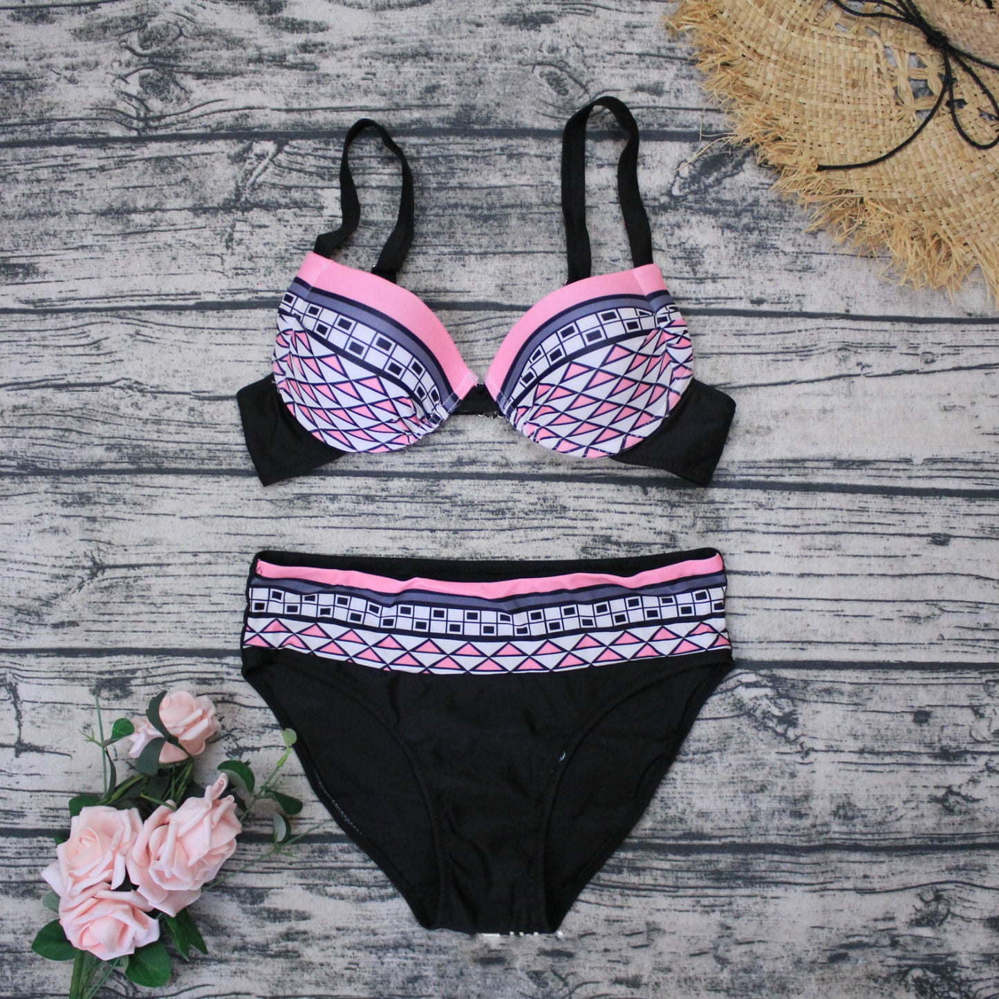 Vintage printed swimsuit