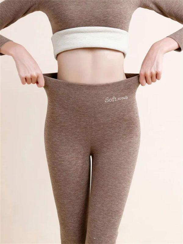 Women's Outer High Waist Hip Lift Leggings Fleece-lined Shark Pants