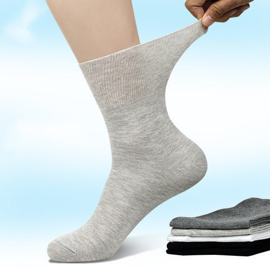 Men's Spring Summer Large Loose Thin Cotton Socks