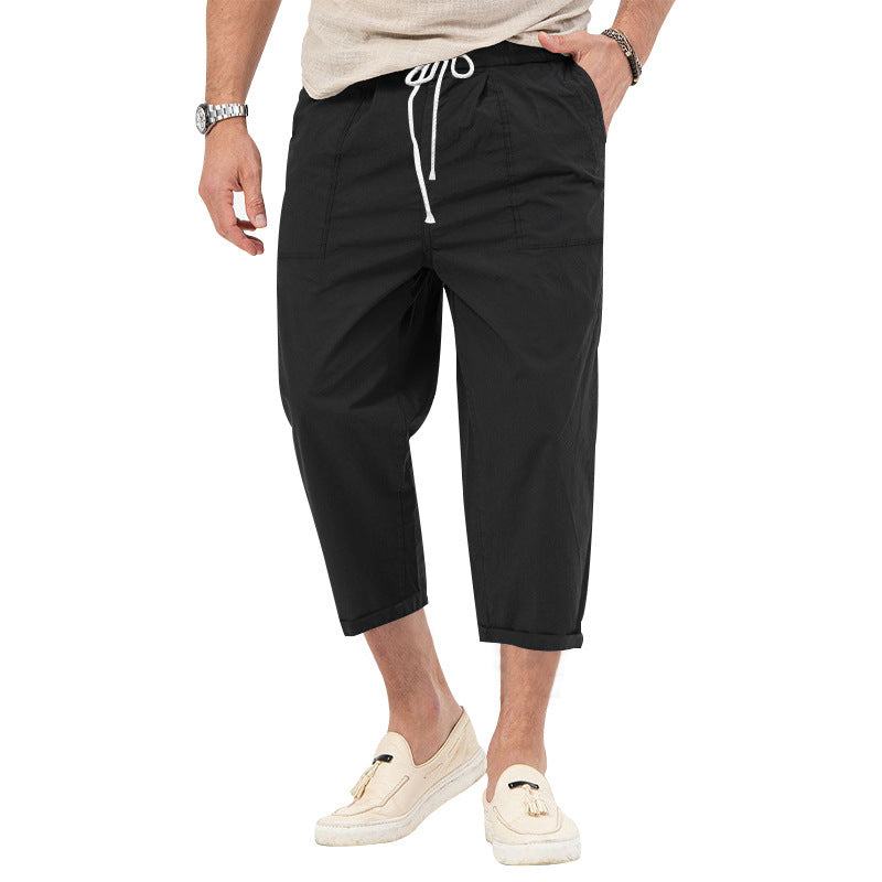 Men's Solid Color Basic Casual Pants