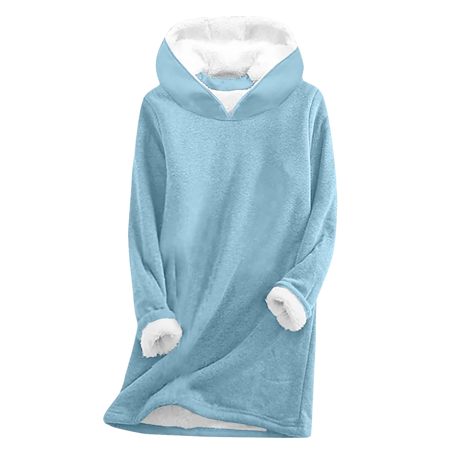 Long Sleeve Casual Thickening Fleece Sweatshirt