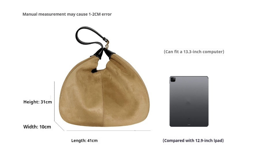 Special-interest Design High-grade Large-capacity Velvet Shoulder Bag