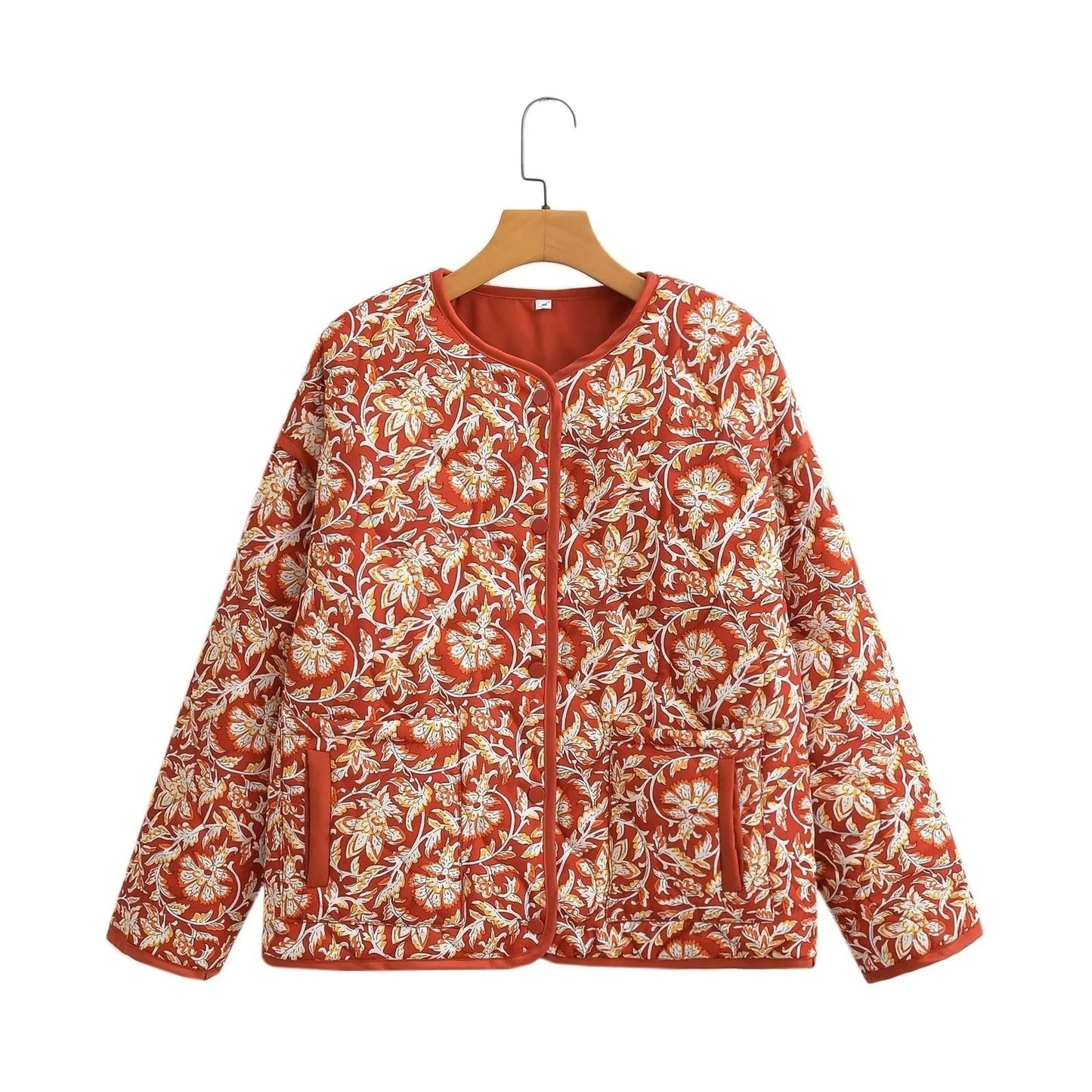 Fashion Women's Wear Printed Cotton Jacket