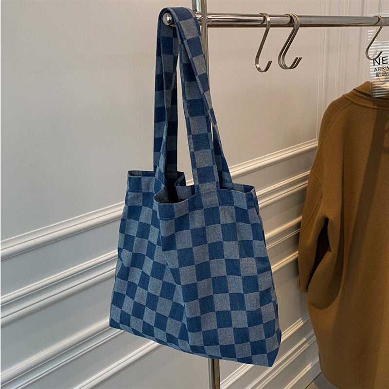 Women's Fashion Casual Checkerboard Shoulder Bag