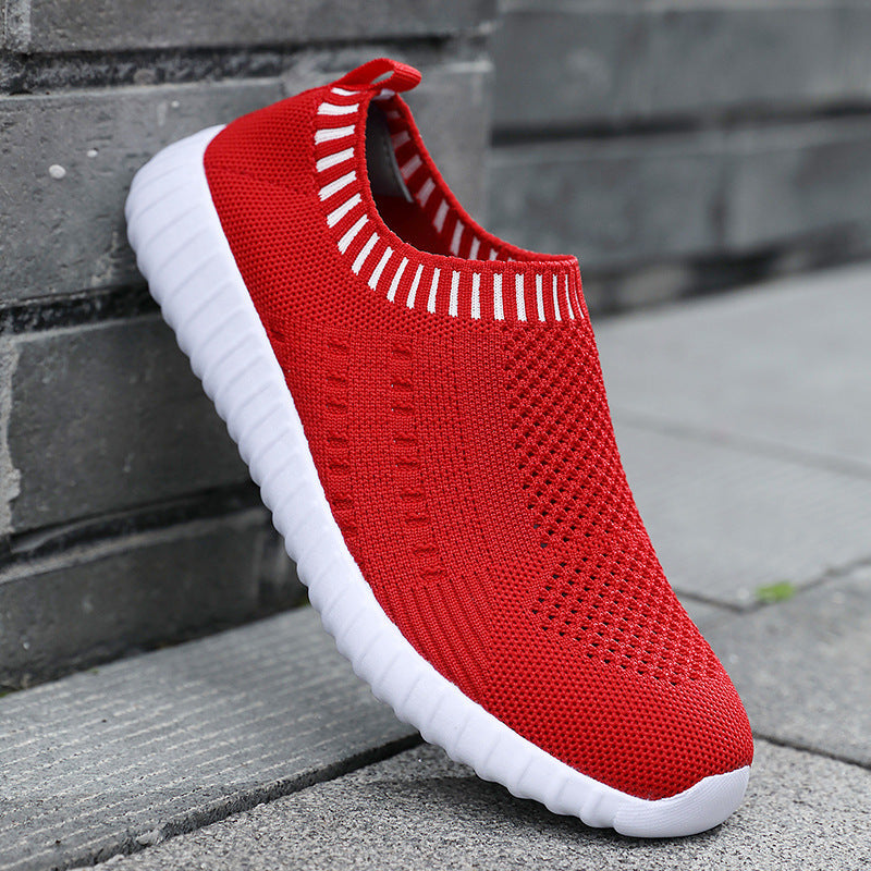 Fashion Slip On Female Walking Shoes Lightweight Flat Shoes Women