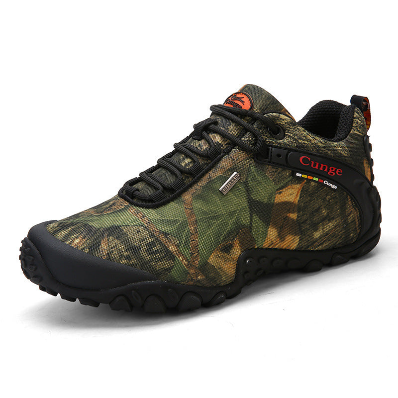 Camouflage Outdoor Climbing Boots Foreign Trade Men's Sports Camping Climbing Boots