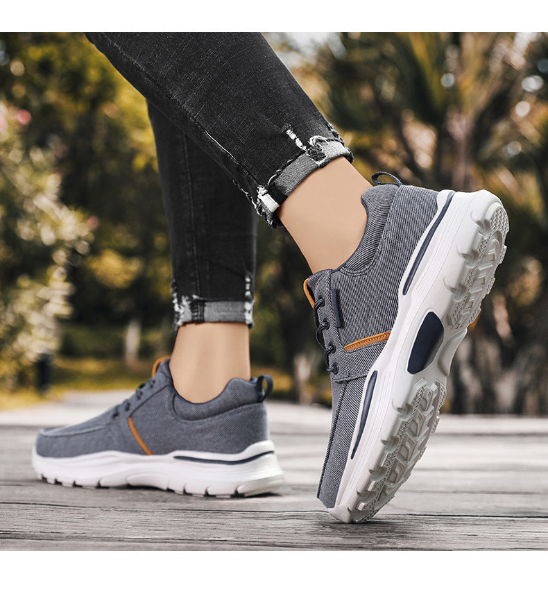 Large Size Canvas Outdoor Sports Walking Shoes