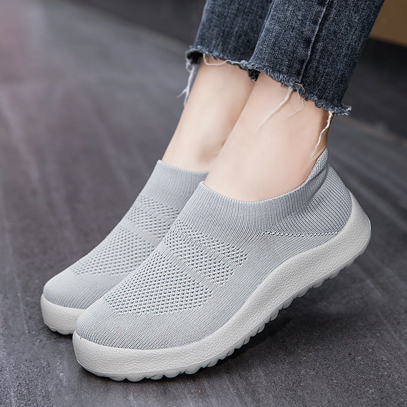 Breathable Lightweight Soft Sole Mesh Sports Casual Shoes