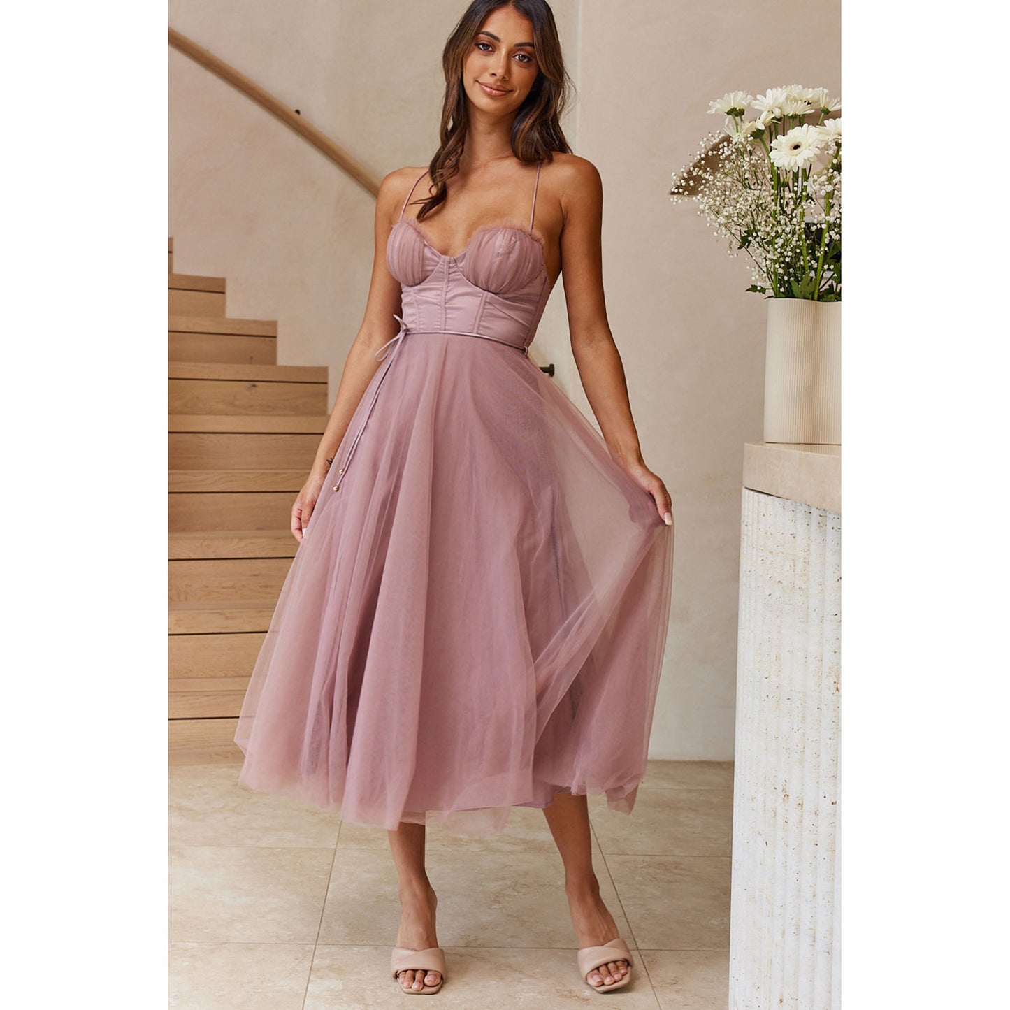 Sling Casual Dress Women's Multi-color
