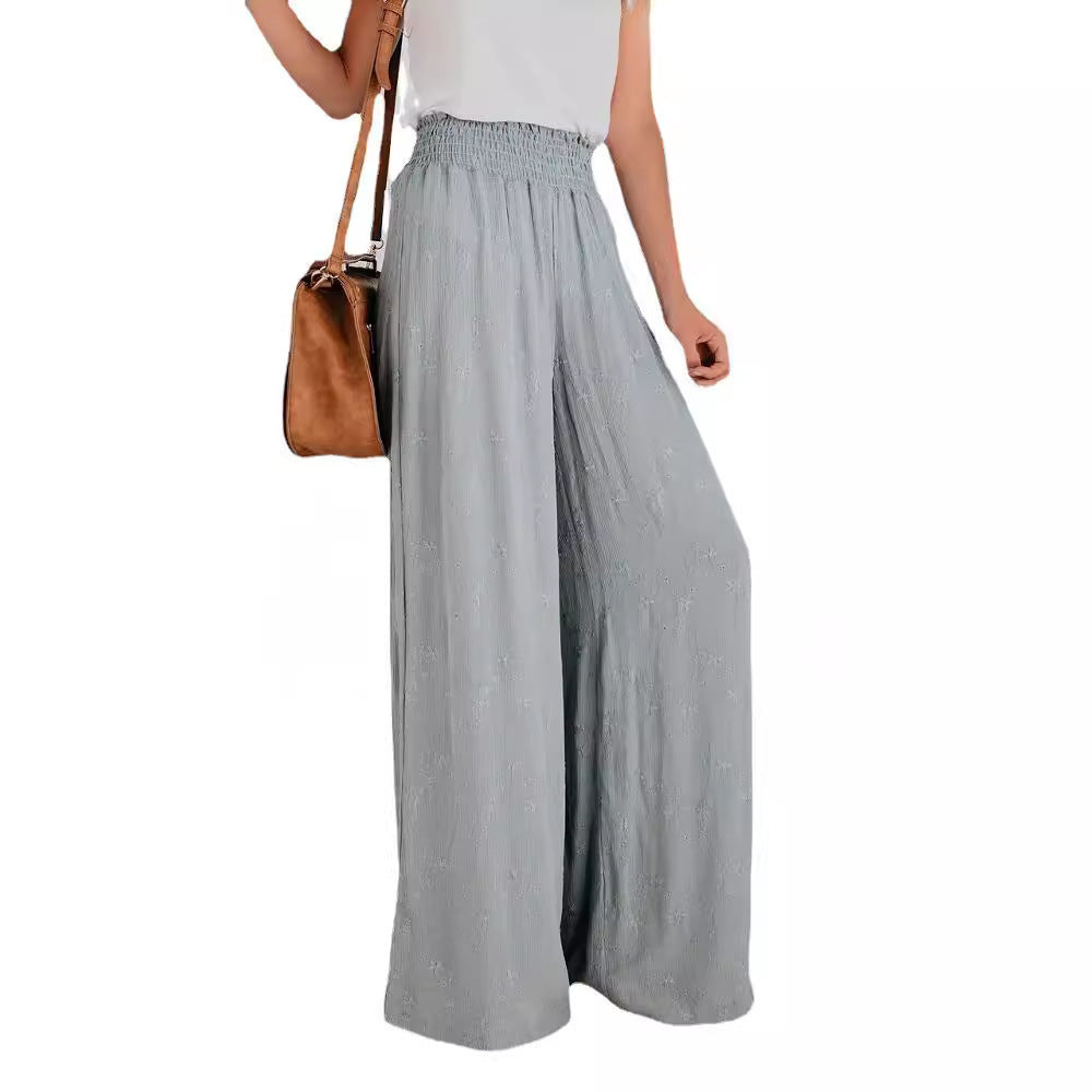 Women's Fashion Casual Printing Wide-leg Pants