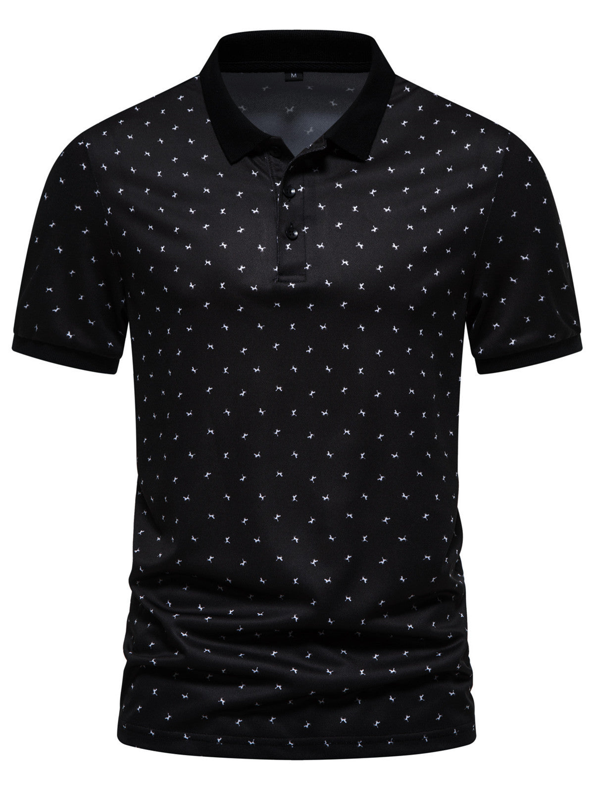 Men's Fashion Simple Lapel Short Sleeve