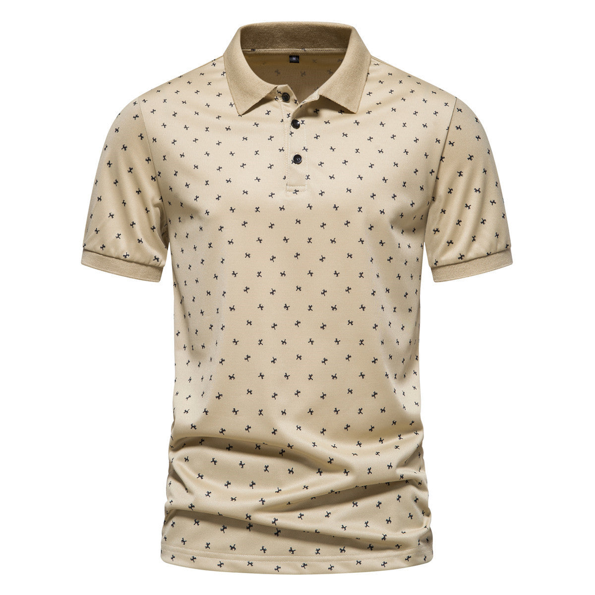 Men's Fashion Simple Lapel Short Sleeve