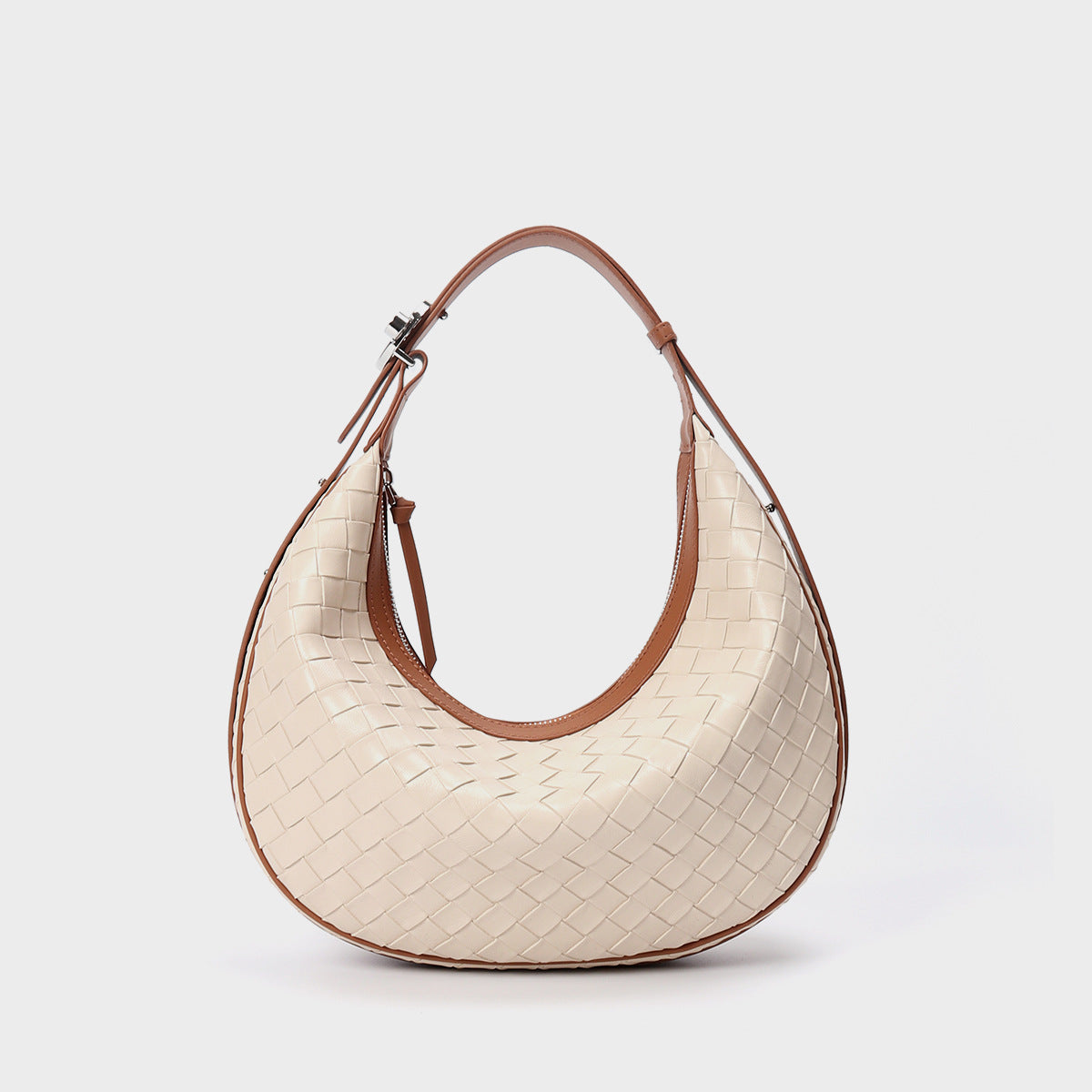 Design Niche Genuine Leather Bag Women's Woven