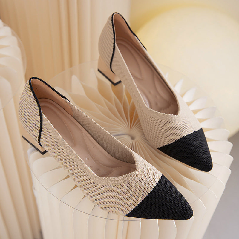 Flying Woven Women Pumps Simple