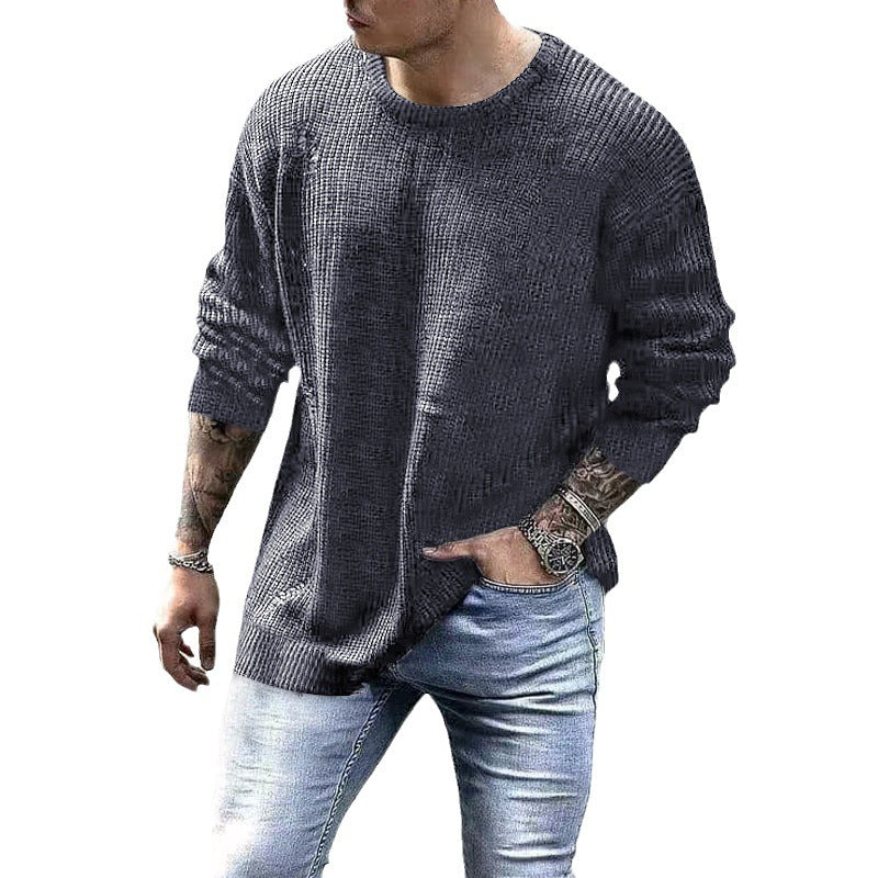 Men's Fashionable Knitted Pullover