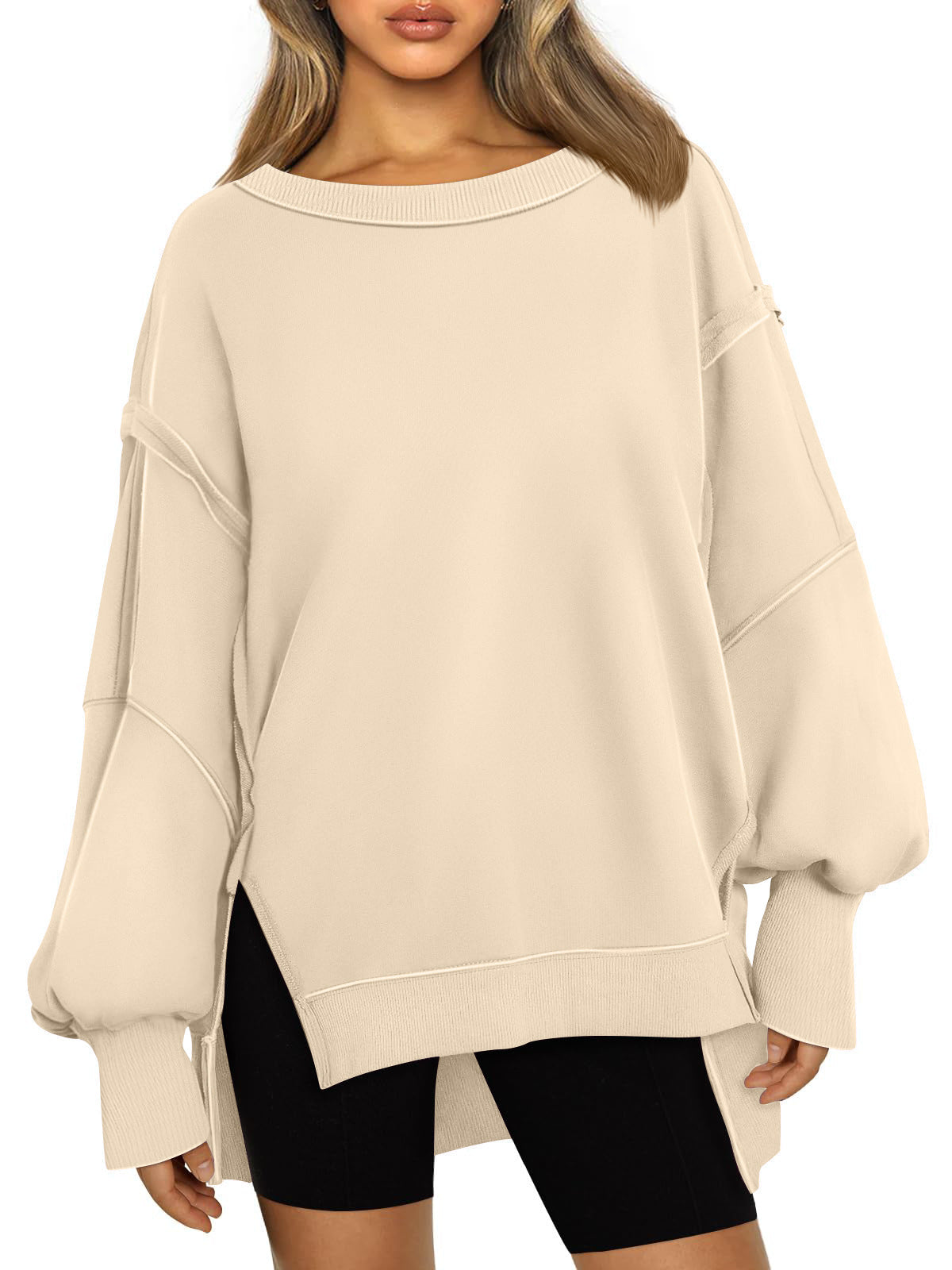 Women's Hooded Fashion Round-neck Sweater