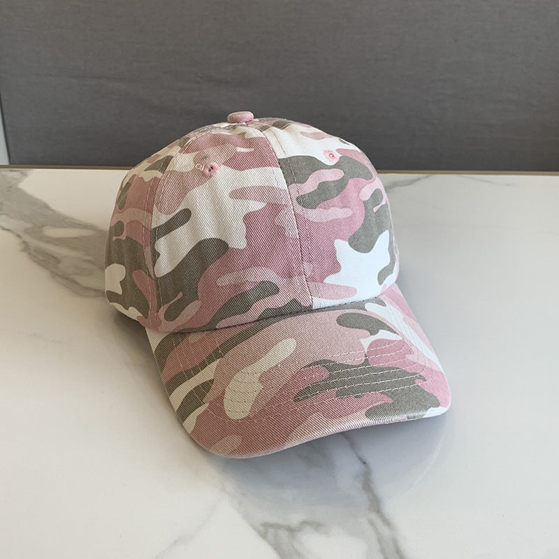 Camouflage Peaked Cap Cotton Versatile Casual