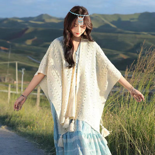 Travel Wear All-matching Cloak Robe Shawl