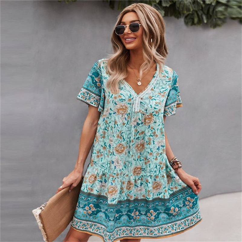 Fashion Women's Wear Dress Leisure Vacation A- Line Skirt