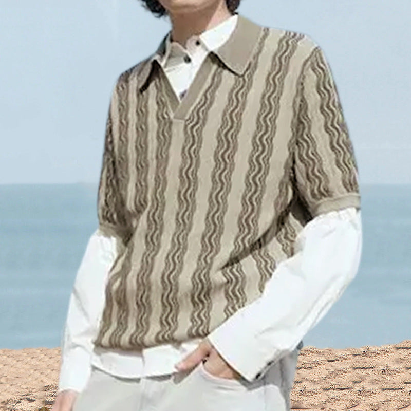 Men's Spring And Summer Polo Knitwear