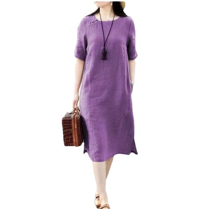 Loose Slimming Mid-length Temperament Dress